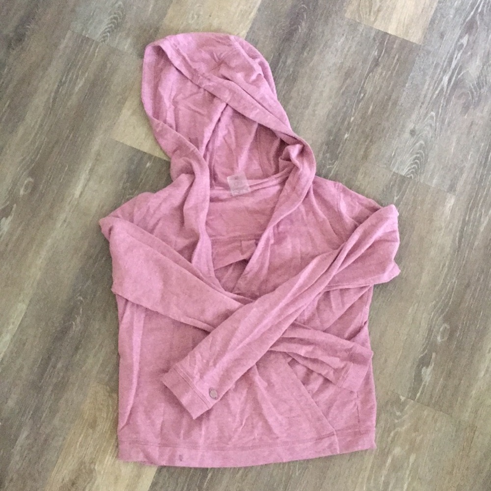Soft, wrap hoodie EUC